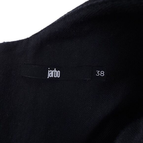 JARBO Linen Jewel Easy Top Blouse Matching Minimal Quiet Luxury Lagenlook Black - Picture 2 of 7